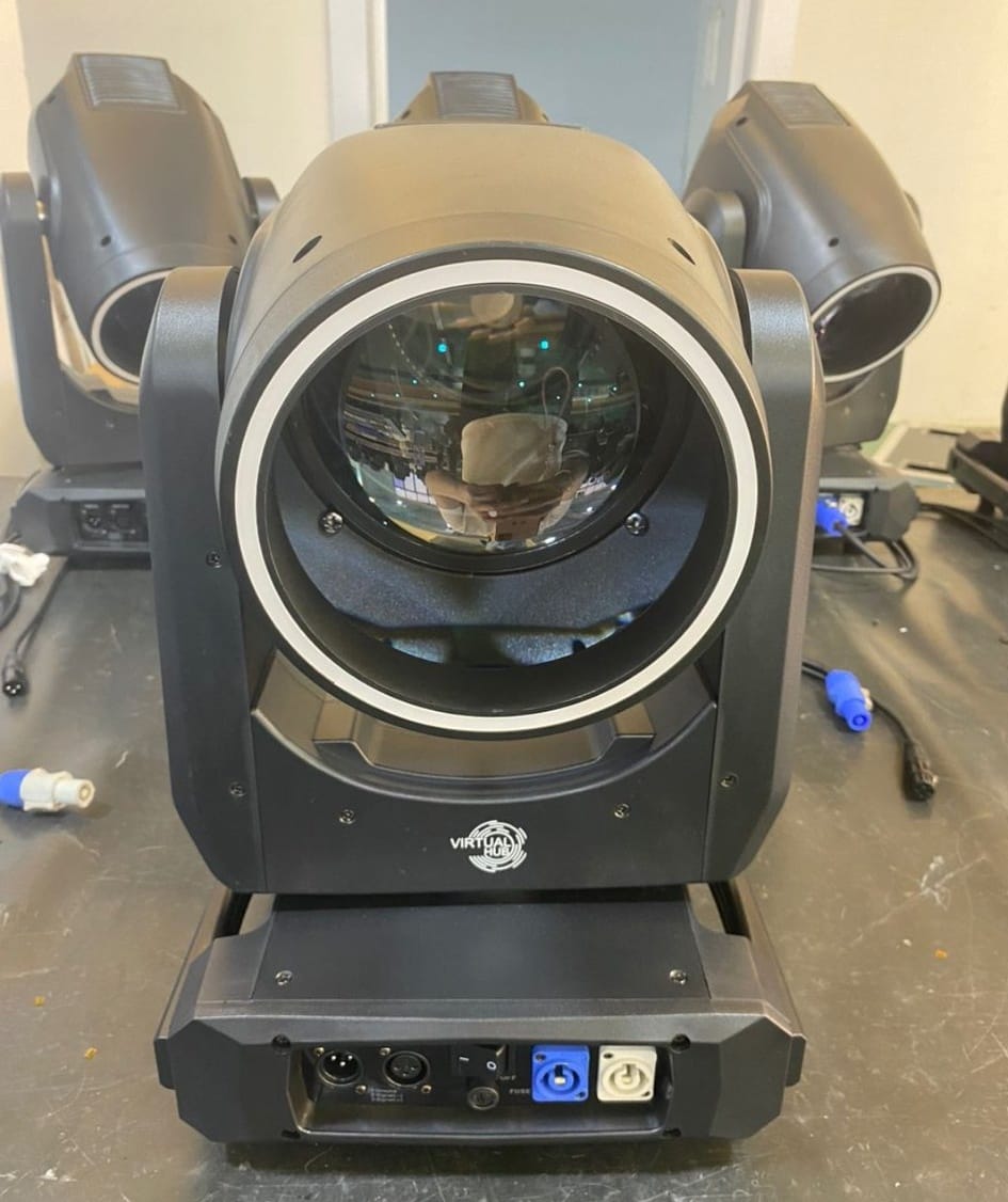 380W sharpy moving head lights with led rings — VirtualHub Ghana equipment rental