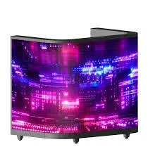 LED DJ Booth (270° Panoramic P1.91) — VirtualHub Ghana equipment rental