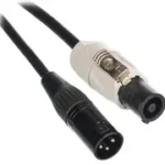 DMX Cable 1m (3×1) — VirtualHub Ghana equipment rental